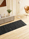 Rug Solid Leather Rug Dark Grey