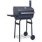 vidaXL Charcoal BBQ Grill Smoker with Bottom Shelf