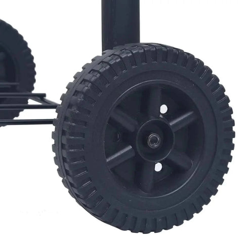 vidaXL Charcoal BBQ Grill Smoker with Bottom Shelf
