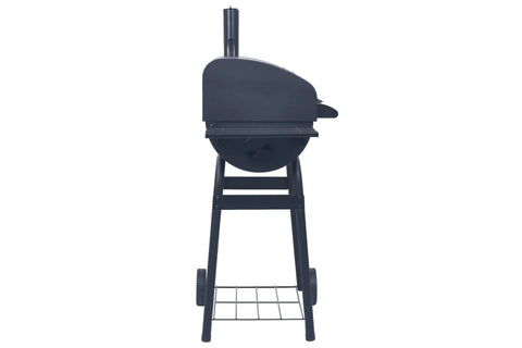 vidaXL Charcoal BBQ Grill Smoker with Bottom Shelf