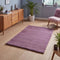 Teddy 120cm x 120cm Circle Rug Blue