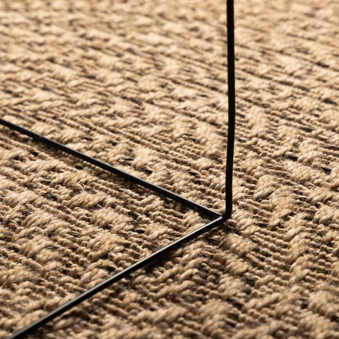vidaXL Jute Look Indoor and Outdoor Rug