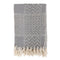 Bloomingville Black Recycled Cotton Throw