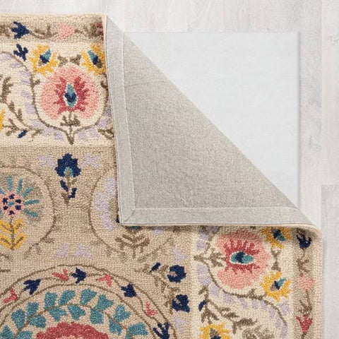Dunelm Hani Floral Wool Rug