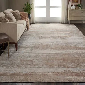 Nourison Rustic Textures Rug Beige RUS03