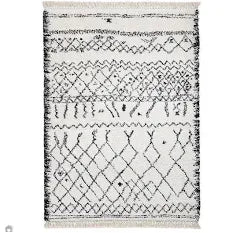 Boho 5402 Black/White Rug