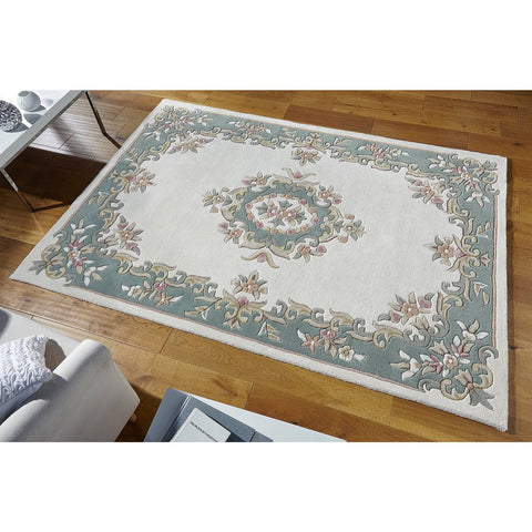 Royal Cream Green Rug
