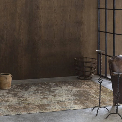 Williston Forge Roane Flatweave Brown Rug