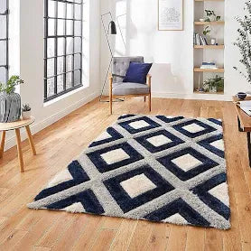 Think Rugs Olympia GR224 Grey Geometric Rug