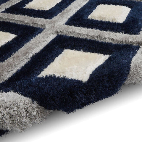 Think Rugs Olympia GR224 Grey Geometric Rug