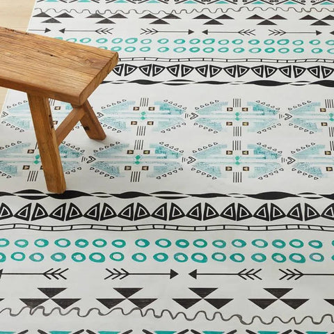 Morocco Printed Living Room Area Rug