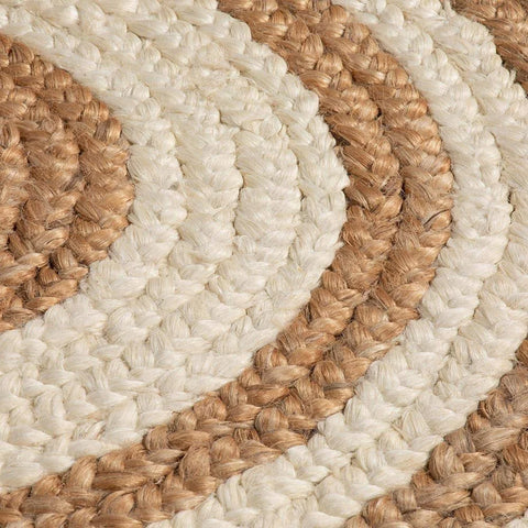 Esselle Altrincham Bleached Jute Circle Rug