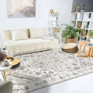 Vernal Milagros Persian Machine washable, Non Shedding, Non Slip Area Rug for Living Room, Bedroom, Dining Room, Hallway, Entryway and Kitchen -