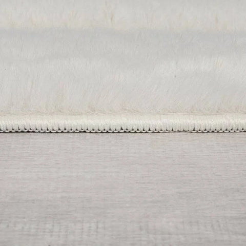 Dunelm Supersoft Lush Geometric Faux Fur Arch Rug
