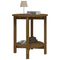 VidaXL Coffee Table Black Ø 40x60 cm Solid Wood Pine