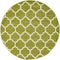 Unique Loom Round Trellis Geometric Area Rug