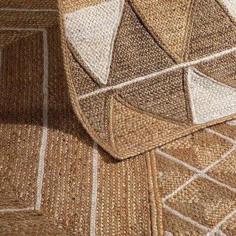 Esselle Prestbury Border Hand-Braided Natural Rug