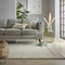 Dunelm Pebble Wool Border Rug