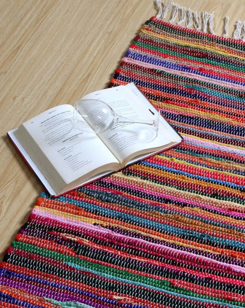 Shanti Shabby Chic Rag Rug