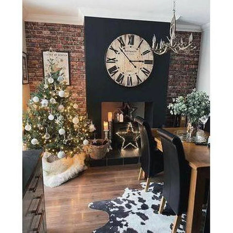 Dunelm Cow Print Faux Rug