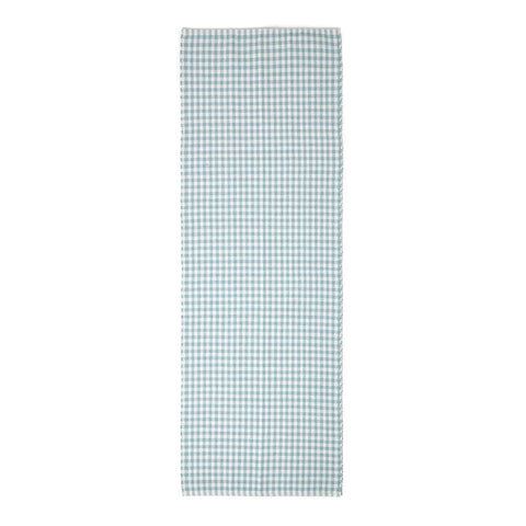 Homescapes Cotton Gingham Check Hand Woven Rug