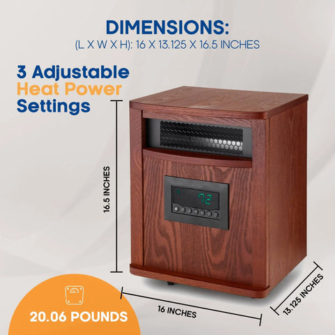 LifeSmart LifePro 6 Element 1500W Indoor Space Heater