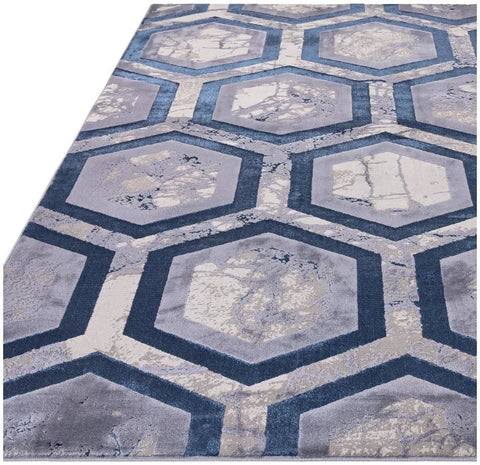 Asiatic Easy Aurora Hexagon AU19 Rug - Sizes Available