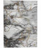 Think Rugs Craft Rug 23270 Grey Gold 120x170 160x220 Abstract Marble
