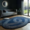 Dunelm Link Loop Wool Oval Rug