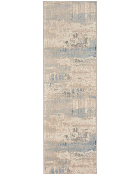 Nourison Solace Ivory/Grey/Blue Rug