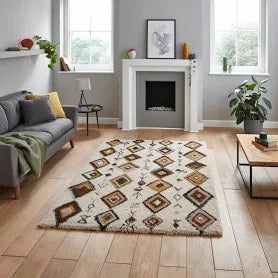 Think Rugs Royal Nomadic A636 Cream Multi Rug