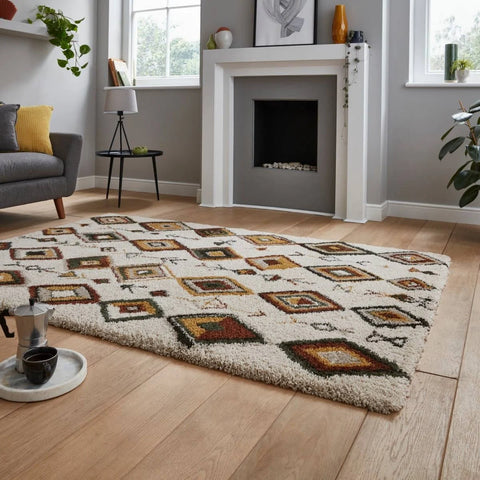 Think Rugs Royal Nomadic A636 Cream Multi Rug