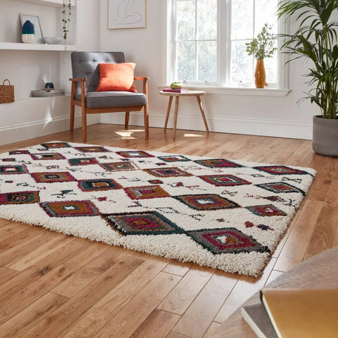 Think Rugs Royal Nomadic A636 Cream Multi Rug