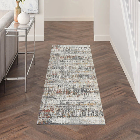 Modern Tangra TNR04 Grey Multi Rug