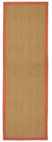 William Armes Coir Herringbone Rug with border