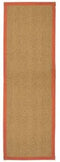 William Armes Coir Herringbone Rug with border