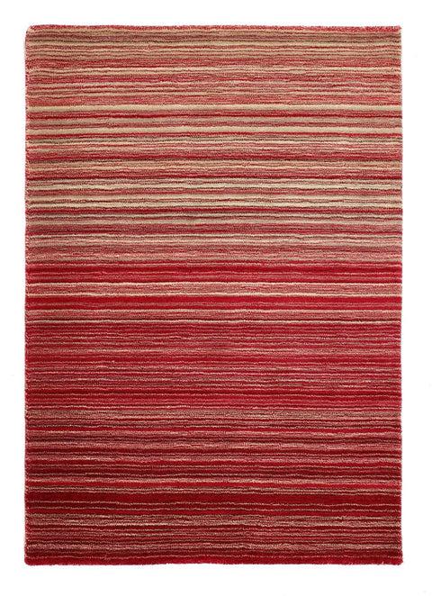 Fine Stripes Red Rug