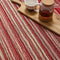 Fine Stripes Red Rug