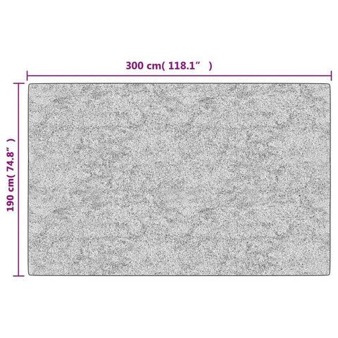 vidaXL Washable Multicolour Anti Slip Rug 190x300 cm