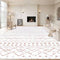 Cekene Modern Living Room Rugs Large Beige 200x290cm Ultra Thin Soft Area Rugs for Living Room Non-Slip Washable Rugs for Bedroom Shot Pile Carpet