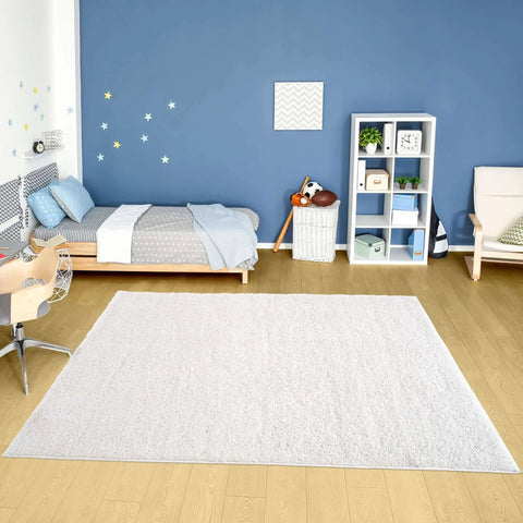 The Rugs Modern Luxury Shaggy Rug Solid