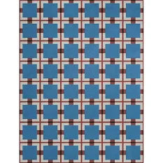 Layered Evelina Kroon Berry Rain Rug