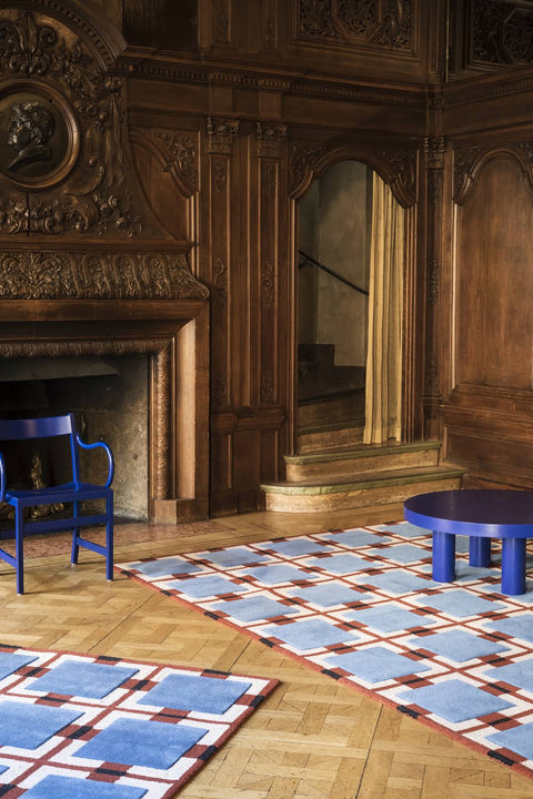 Layered Evelina Kroon Berry Rain Rug