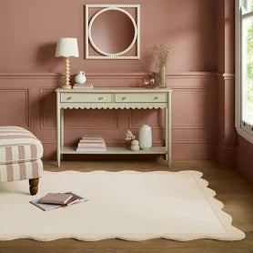 Dunelm Bonnie Scallop Wool Rug