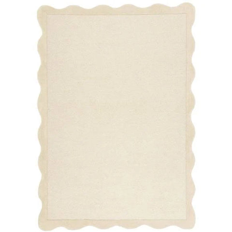Dunelm Bonnie Scallop Wool Rug
