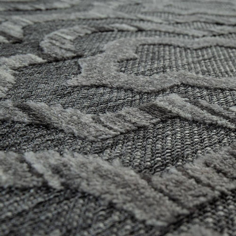 Mistana Flatweave Grey Rug