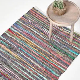 Homescapes Recycled Cotton Chindi Rug