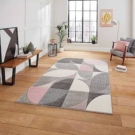 Think Rugs Matrix MT63 Grey Rug