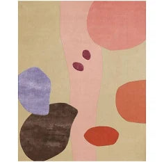 Layered Poppykalas Magical Garden rug PKMG