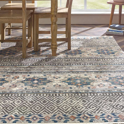 The Rug Wholesaler Mandala Stripe Rug